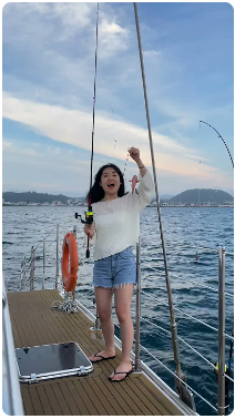 [어촌여행 숏폼영상] #제주도 에메랄드빛 바다와 함께하는 #김녕요트투어  제주특별자치도 제주시 #김녕어촌체험휴양마을
