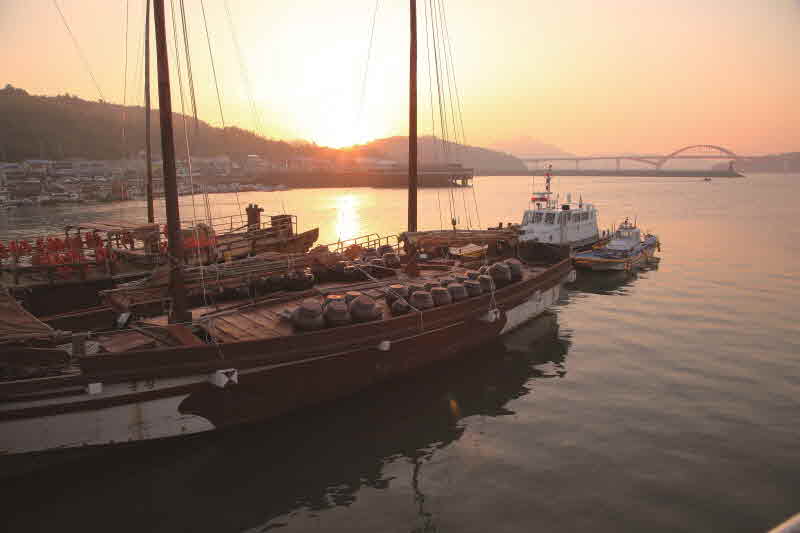 전남 강진 마량항