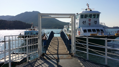 장사도 유람선