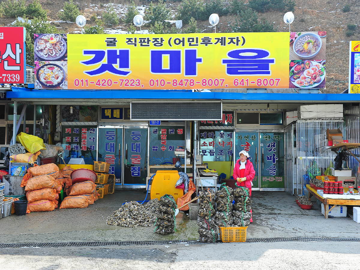 보령 천북 갯마을굴구이