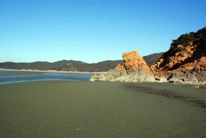 하나개 해수욕장